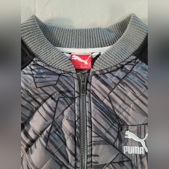 Puma Fleece Lined Bomber Jacket - Picture 2 of 4